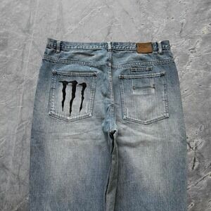 Baggy Wide Leg God Body Southpole Style Y2K Skater Monster 40x32